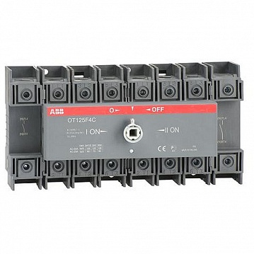 Реверсивный рубильник OTM 125А 4P, фронтальное исполнение | код. 1SCA105054R1001 | ABB Реверсивный рубильник OTM 125А 4P, фронтальное исполнение | код. 1SCA105054R1001 | ABB