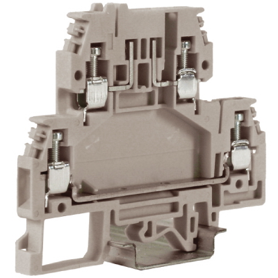 DSFA.4, зажим с 2 уровнями, верхний под предохранитель 4 кв.мм бежевый | код ZDA100 | DKC DSFA.4, зажим с 2 уровнями, верхний под предохранитель 4 кв.мм бежевый | код ZDA100 | DKC