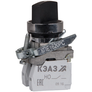 Переключатель КПЕ1110РС-черный-1но+0нз-ручка-фикс-2поз-IP40-КЭАЗ | код 354470 | КЭАЗ Переключатель КПЕ1110РС-черный-1но+0нз-ручка-фикс-2поз-IP40-КЭАЗ | код 354470 | КЭАЗ