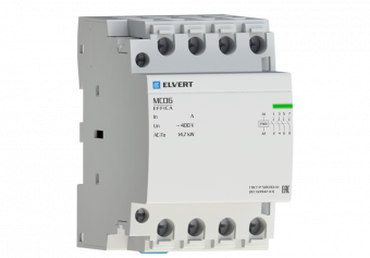 Модульный контактор MC06 3Р 32А 4НО 400/230B ELVERT | код MC06340-32 | ELVERT Модульный контактор MC06 3Р 32А 4НО 400/230B ELVERT | код MC06340-32 | ELVERT