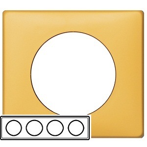 Рамка - Программа Celiane - 4 поста - шафран | код 068674 | Legrand Рамка - Программа Celiane - 4 поста - шафран | код 068674 | Legrand