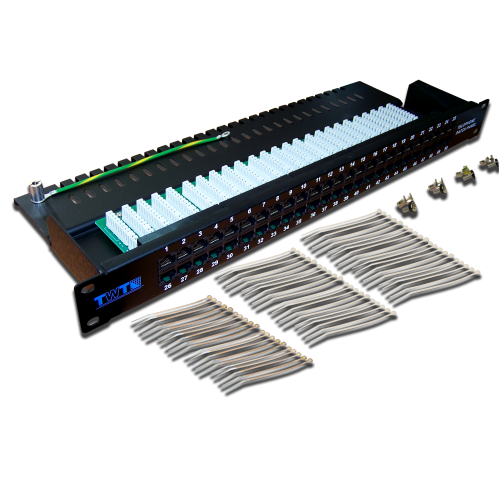 Патч-панель телефонная, 19, 1U, 50 портов RJ-45 | код TWT-PP50TEL45 | TWT Патч-панель телефонная, 19, 1U, 50 портов RJ-45 | код TWT-PP50TEL45 | TWT