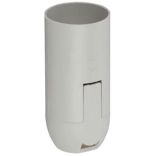 Патрон E14 подвесной пластик бел. Эра Б0043747 ( упак.10 шт.)