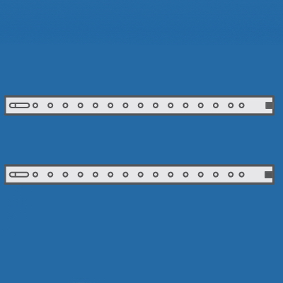 Направляющие, для горизонтальных разделителей, Г=195мм, 1 упаковка - 2шт. | код R5SOE195 | DKC Направляющие, для горизонтальных разделителей, Г=195мм, 1 упаковка - 2шт. | код R5SOE195 | DKC