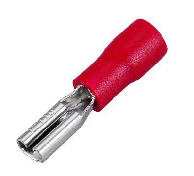 Клемма плоская изол. (гнездо) (VF 1.25-110(8)) | код 08-0411 | Rexant