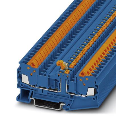 Клеммы с ножевыми размыкателями QTC 2,5-MT BU | код 3205226 | PHOENIX CONTACT