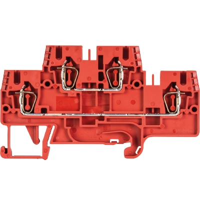 Многоуровневая функциональная клемма, тип фиксации провода: пружинный, номинальное сечение: 2,5 мм кв., 24V, ширина: 5 мм, цвет: красный, тип монтажа: DIN 35 | код 56.703.7555.5 | Wieland Многоуровневая функциональная клемма, тип фиксации провода: пружинный, номинальное сечение: 2,5 мм кв., 24V, ширина: 5 мм, цвет: красный, тип монтажа: DIN 35 | код 56.703.7555.5 | Wieland