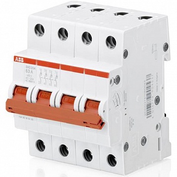 Рубильник 4пол. SHD204/63 рычаг крас. | код. SHD204/63 | ABB Рубильник 4пол. SHD204/63 рычаг крас. | код. SHD204/63 | ABB