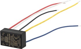 Источник питания DC-DC драйвер светодиодов, 60Вт, вход 10…56В DC, выход 1050мА/6…52В, дист. упр. питанием и ШИМ димминг, пластиковый герметичный корпус 32.1x20.5x12.5мм, проводные выводы, -40…+50С | код NLDD-1050HW | MeanWell Источник питания DC-DC драйвер светодиодов, 60Вт, вход 10…56В DC, выход 1050мА/6…52В, дист. упр. питанием и ШИМ димминг, пластиковый герметичный корпус 32.1x20.5x12.5мм, проводные выводы, -40…+50С | код NLDD-1050HW | MeanWell