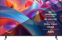 Телевизор LED Hisense 65 65A6N черный 4K Ultra HD 60Hz DVB-T DVB-T2 DVB-C DVB-S DVB-S2 USB WiFi Smart TV | код 2046339 | HISENSE