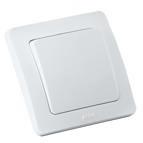 Выключатель одноклавишный скрытый белый 16А | код ВС16-311 | HEGEL Выключатель одноклавишный скрытый белый 16А | код ВС16-311 | HEGEL