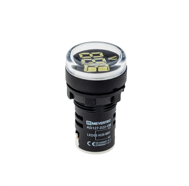 Индикатор напряжения, 20-500V AC, белый MT22-VM1 | код 78722 | MEYERTEC Индикатор напряжения, 20-500V AC, белый MT22-VM1 | код 78722 | MEYERTEC