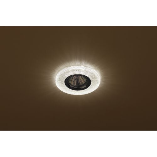 Светильник DK LD1 BR декор со светодиод. подсветкой GU5.3 220В 50Вт корич. ЭРА Б0018778