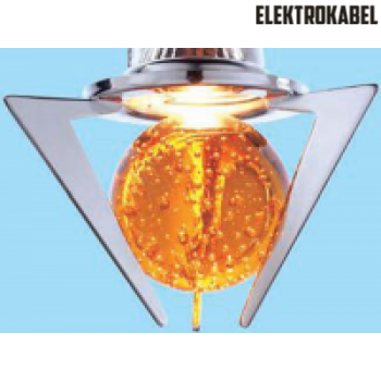 Светильник мебельный Vial 51 1 05 Yellow HR51 литой, с декор. желтым стеклом Comtech | код CH918061 | COMTECH Светильник мебельный Vial 51 1 05 Yellow HR51 литой, с декор. желтым стеклом Comtech | код CH918061 | COMTECH