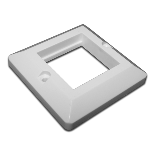 Лицевая рамка для настенной коробки, французский стандарт, 45x45 | код TWT-WP45x45-WH | TWT Лицевая рамка для настенной коробки, французский стандарт, 45x45 | код TWT-WP45x45-WH | TWT