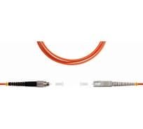 Патч-корд оптический LANMASTER, LSZH, симплексный, SC/PC-FC/PC, MM 50/125, 20 м | код LAN-SC-FC/OM2-20 | LANMASTER