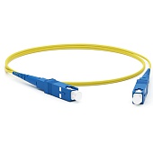 Hyperline FC-S2-9-SC/UR-SC/UR-H-0.5M-LSZH-YL Патч-корд волоконно-оптический (шнур) SM 9/125 (OS2), SC/UPC-SC/UPC, 2.0 мм, simplex, LSZH, 0.5 м | код 243308 | Hyperline