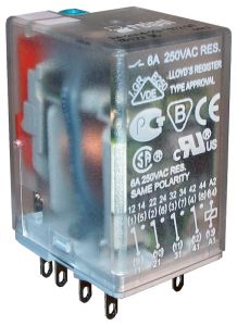 Реле R4N-2014-23-5012-WT 7А, 4СО, 12В 50Гц, мех.инд., тест-кнопка | код 860628 | Relpol Реле R4N-2014-23-5012-WT 7А, 4СО, 12В 50Гц, мех.инд., тест-кнопка | код 860628 | Relpol