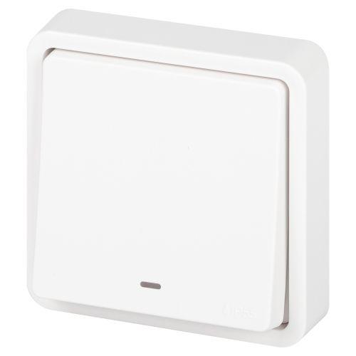 Выключатель Эксперт 11-1522-01 с подсветкой IP55 10АХ-250В СУ бел. Эра Б0063279 Выключатель Эксперт 11-1522-01 с подсветкой IP55 10АХ-250В СУ бел. Эра Б0063279