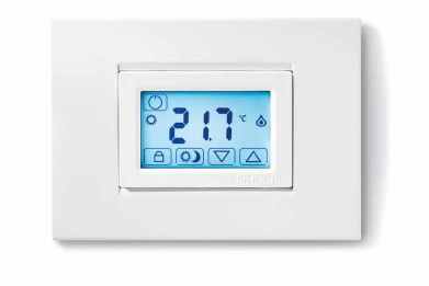 Комнатный термостат, сенсорный экран, питание 3В DС, 1СО 5А, монтаж на стену, цвет белый | код 1T5190030000PAS | FINDER Комнатный термостат, сенсорный экран, питание 3В DС, 1СО 5А, монтаж на стену, цвет белый | код 1T5190030000PAS | FINDER