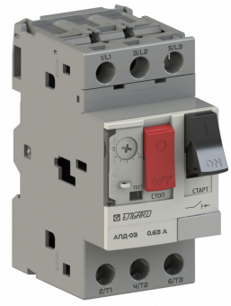 Автоматический выключатель защиты двигателя АПД-03 In=4 A Ir=2,5-4 A | код APD03-04 | Engard Автоматический выключатель защиты двигателя АПД-03 In=4 A Ir=2,5-4 A | код APD03-04 | Engard