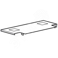 XL3 800 Перегородка горизонтальная ширина 600мм | код 20490 | Legrand