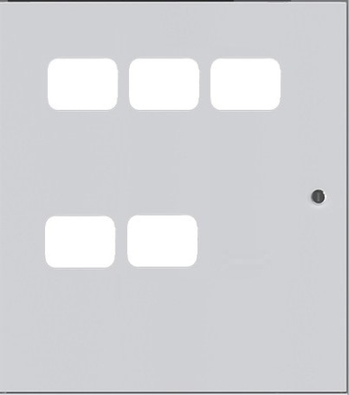 Дверь для ЩЭ 5 кв. 3 окна в ряд по горизонтали EKF | код mb29-d-g-5 | EKF Дверь для ЩЭ 5 кв. 3 окна в ряд по горизонтали EKF | код mb29-d-g-5 | EKF