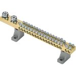 Шина N ноль на двух угл. изол. 200А ШНИ-10х18-24-L2-У2 синий HLT | код 081-01-81 | HLT