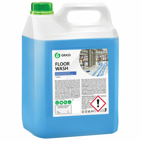 Средство для мытья пола 5,1 кг GRASS FLOOR WASH, нейтральное, низкопенное, концентрат, 125195 | код 605612 | GRASS Средство для мытья пола 5,1 кг GRASS FLOOR WASH, нейтральное, низкопенное, концентрат, 125195 | код 605612 | GRASS