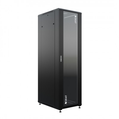 SKAT TB-32R680GF Шкаф напольный универсальный серверный 32U 600х800мм, дверь стеклянная | код 4405 | БАСТИОН SKAT TB-32R680GF Шкаф напольный универсальный серверный 32U 600х800мм, дверь стеклянная | код 4405 | БАСТИОН