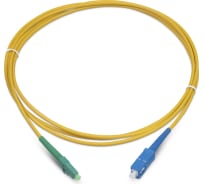 Патч-корд оптический TWT, PVC, симплексный, SC/APC-LC/UPC, SM OS2, 3.0 м | код TWT-SC-LC/SAU-3.0 | TWT