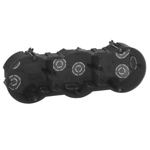 Коробка установочная КУП 3-х местная 212х70х45мм для полых стен саморез. метал. лапки IP20 KUP-3-70-45 ЭРА Б0051422 Коробка установочная КУП 3-х местная 212х70х45мм для полых стен саморез. метал. лапки IP20 KUP-3-70-45 ЭРА Б0051422