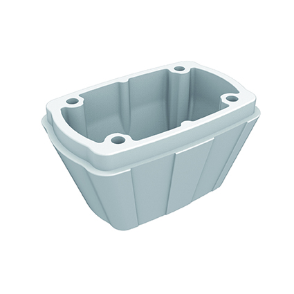 Адаптер ETR120/ETR060, RAL7035, m=0,5кг | код ETR120400 | ETA Адаптер ETR120/ETR060, RAL7035, m=0,5кг | код ETR120400 | ETA