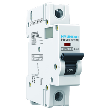 Автоматический выключатель HGD63-M 1PMCS0000C 00032 1 полюс, 32А, ток к.з. 6kA, хар-ка C (STANDARD) | код 13.04.000851 | HYUNDAI Автоматический выключатель HGD63-M 1PMCS0000C 00032 1 полюс, 32А, ток к.з. 6kA, хар-ка C (STANDARD) | код 13.04.000851 | HYUNDAI