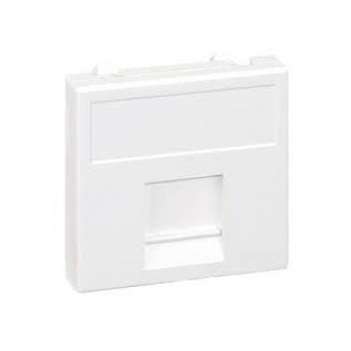 Connect Адаптер на 1 RJ45 CJ545U(FM) CJ546U(FM) шторка 45х45мм SС белый | код K76-9 | Simon Connect Адаптер на 1 RJ45 CJ545U(FM) CJ546U(FM) шторка 45х45мм SС белый | код K76-9 | Simon