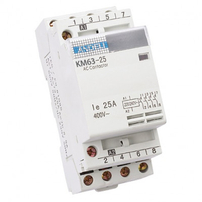Контактор модульный КМ63-40/40(4NO) 4P 40A (ANDELI) | код ADL08-247 | ANDELI Контактор модульный КМ63-40/40(4NO) 4P 40A (ANDELI) | код ADL08-247 | ANDELI