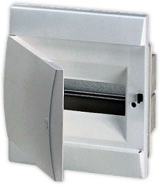 UNIBOX бокс в нишу 8М непрозр.дверь белый (с клемм), (пластик) | код 1SL0500A06 | ABB UNIBOX бокс в нишу 8М непрозр.дверь белый (с клемм), (пластик) | код 1SL0500A06 | ABB