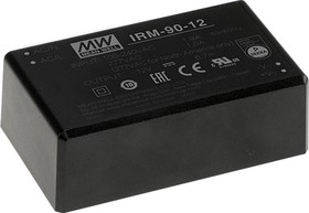 Источник питания AC-DC, 90Вт, вход 80…305В AC, 47…63Гц / 113…431В DC, выход 24В/3750мА, КПД 93%, изоляция 4000В AC, в корпусе 87х52х29.5мм, -30…+80С | код IRM-90-24 | MeanWell Источник питания AC-DC, 90Вт, вход 80…305В AC, 47…63Гц / 113…431В DC, выход 24В/3750мА, КПД 93%, изоляция 4000В AC, в корпусе 87х52х29.5мм, -30…+80С | код IRM-90-24 | MeanWell