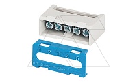 Колодка клеммная N-FI-KLV синяя, 2x0.75_25+2x0.75x10_16mm2, винтовой зажим, установка на боковую стенку щитов KLV | код 178911 | EATON