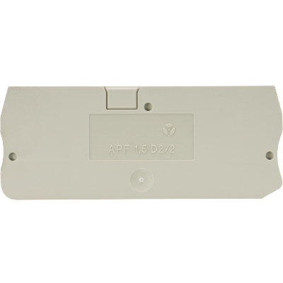 Крышка боковая, для клемм WKF 1,5 D2/2..., цвет: серый | код 07.312.8553.0 | Wieland Крышка боковая, для клемм WKF 1,5 D2/2..., цвет: серый | код 07.312.8553.0 | Wieland