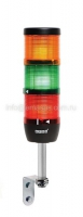 Сигнальная колонна 70 мм, красная, желтая, зеленая 220 В, светодиод LED | код IK73L220XD01 | EMAS