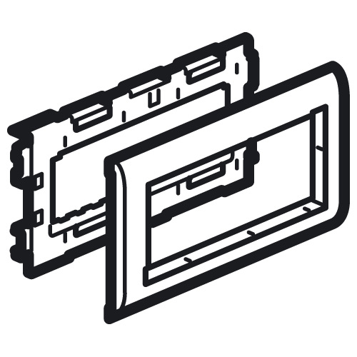 Суппорт Mosaic - 6 модулей - для кабель-каналов Metra 160x50 | код 638088 | Legrand Суппорт Mosaic - 6 модулей - для кабель-каналов Metra 160x50 | код 638088 | Legrand