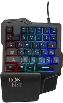 Игровой блок Оклик 701G IRON FIST черный USB for gamer LED (подставка для запястий) (1196590) | код 1196590 | Oklick Игровой блок Оклик 701G IRON FIST черный USB for gamer LED (подставка для запястий) (1196590) | код 1196590 | Oklick