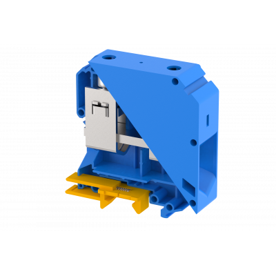 Клемма проходная винтовая 95 мм2, на 2 подключения, синяя KUT95(B) | код 1111010001 | Elmex Клемма проходная винтовая 95 мм2, на 2 подключения, синяя KUT95(B) | код 1111010001 | Elmex