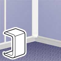 Накладка на стык Н16 белая LEGRAND | код 033647 | LEGRAND