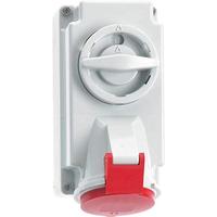 Розетка настенная с блокировкой 16А 3п(2P+PE) 6ч, 250В, IP44 Bals 1620, шт | код 1620 | Bals