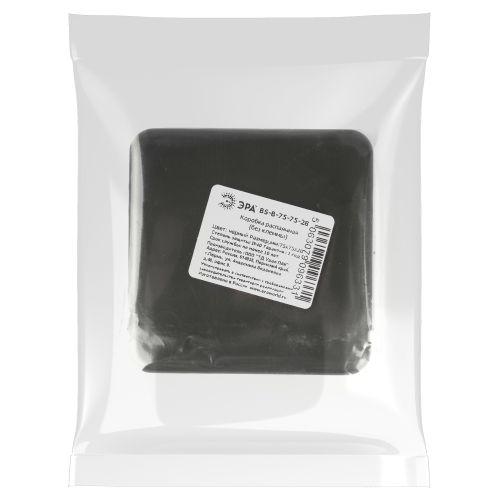 Распаячная коробка BS-B-75-75-28 для кабель-канала черная 75х75х28мм IP40 | код Б0061809 | ЭРА