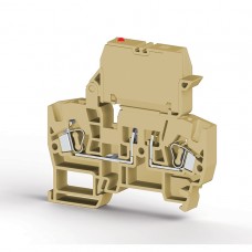 355 870, Клеммник пружинный с держ. предохр. (5х20, 5х25), откид.картридж, с индикацией 220VAC, на DIN-рейку, 4 мм.кв., (бежевый), YBK ILD 220 VAC | код 0.0.0.3.55870 | KLEMSAN 355 870, Клеммник пружинный с держ. предохр. (5х20, 5х25), откид.картридж, с индикацией 220VAC, на DIN-рейку, 4 мм.кв., (бежевый), YBK ILD 220 VAC | код 0.0.0.3.55870 | KLEMSAN