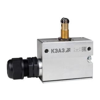 Микропереключатель МП-1205м/01 (толкатель-ролик-продольное расположение-винт-фронт гайками)-КЭАЗ | код 347472 | КЭАЗ Микропереключатель МП-1205м/01 (толкатель-ролик-продольное расположение-винт-фронт гайками)-КЭАЗ | код 347472 | КЭАЗ