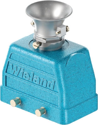 Крышка на кабель, взрывозащищенного разъема REVOS Ex, Size 10, без уплотнителя, 1 кабельный ввод с разгрузкой на изгиб IP54 M25x1,5, с верхним расположением, без защелок, материал корпуса: цинковый сплав | код 70.354.1036.3 | Wieland Крышка на кабель, взрывозащищенного разъема REVOS Ex, Size 10, без уплотнителя, 1 кабельный ввод с разгрузкой на изгиб IP54 M25x1,5, с верхним расположением, без защелок, материал корпуса: цинковый сплав | код 70.354.1036.3 | Wieland